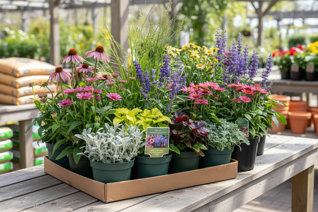 Packs plantes extérieurs - Compositions prêtes à planter