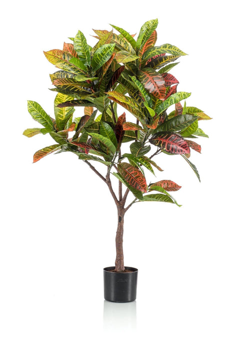 Livraison plante Croton Codiaeum plante artificielle - h120cm, Ø14cm