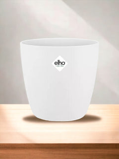 ELHO Brüsseler Blumentopf rund 18cm weiß