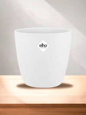 ELHO Brüsseler Blumentopf rund 25cm weiß