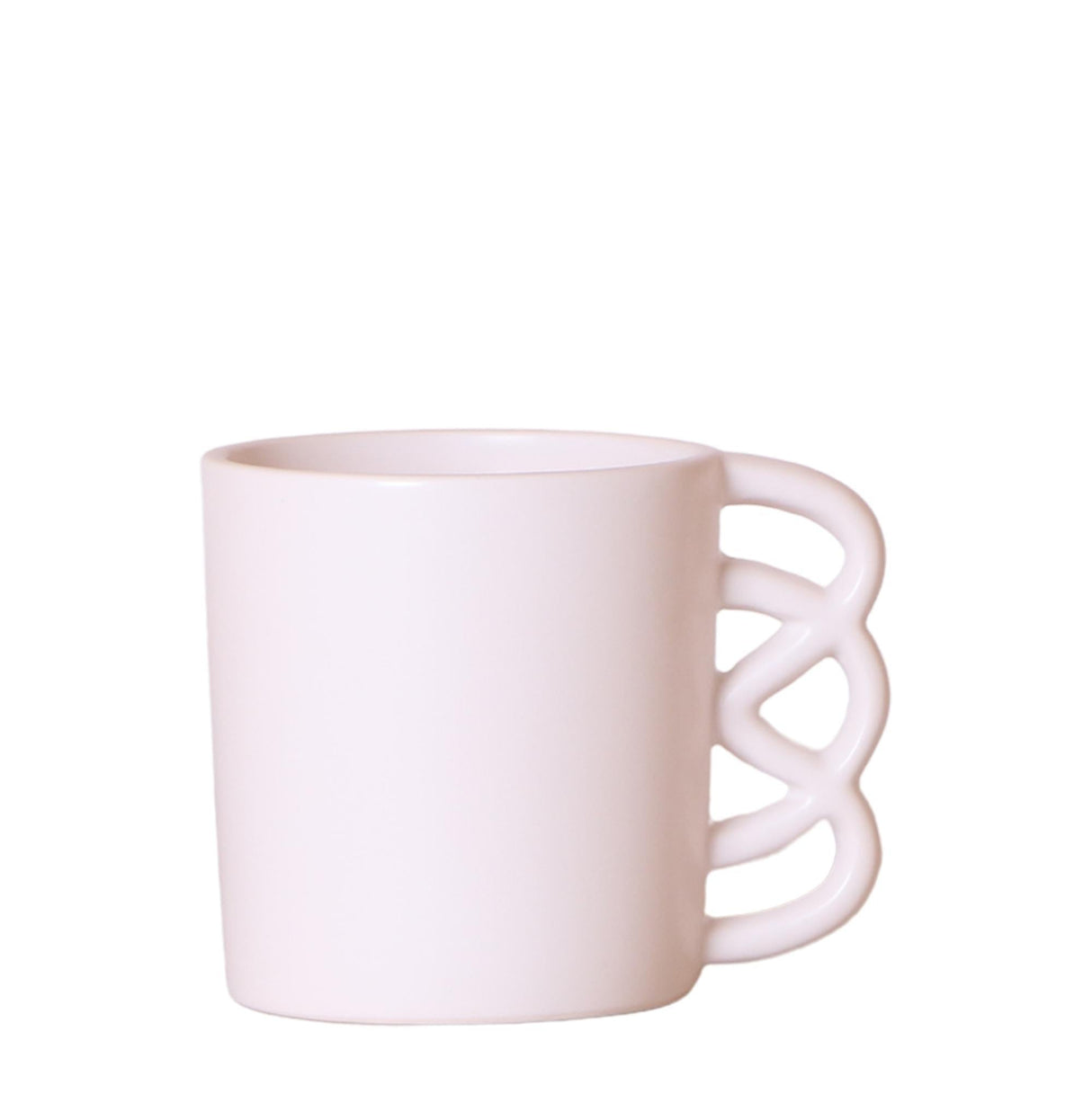 Livraison plante Happy Mug - Cache - pot céramique blanc