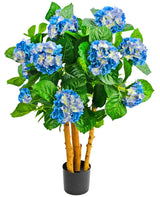 Livraison plante Hortensia bleu artificiel