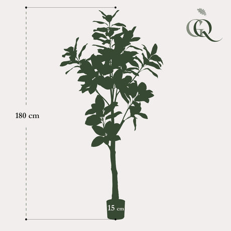 Livraison plante Magnolia Grandiflora plante artificielle - h180cm, Ø15cm