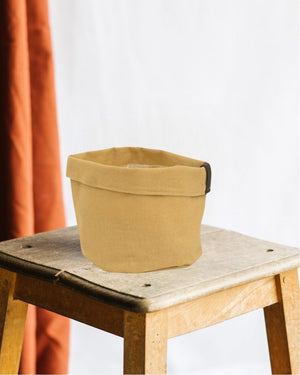 Ockerfarbener Korb 15 cm