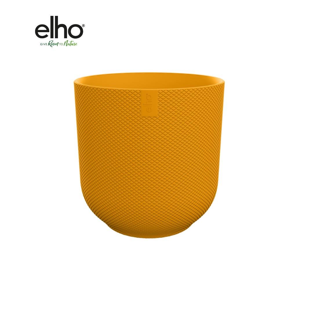 Livraison plante Pot elho Jazz Rond jaune ambré 14 cm