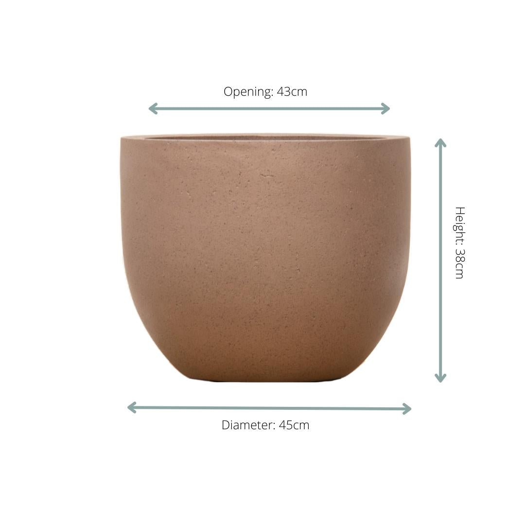 Livraison plante Pot New Egg Bronze 45 cm