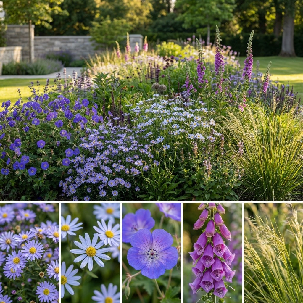 Pack Massif Soleil & Mi-Ombre Violet & Bleu - 30 plantes — photo 3