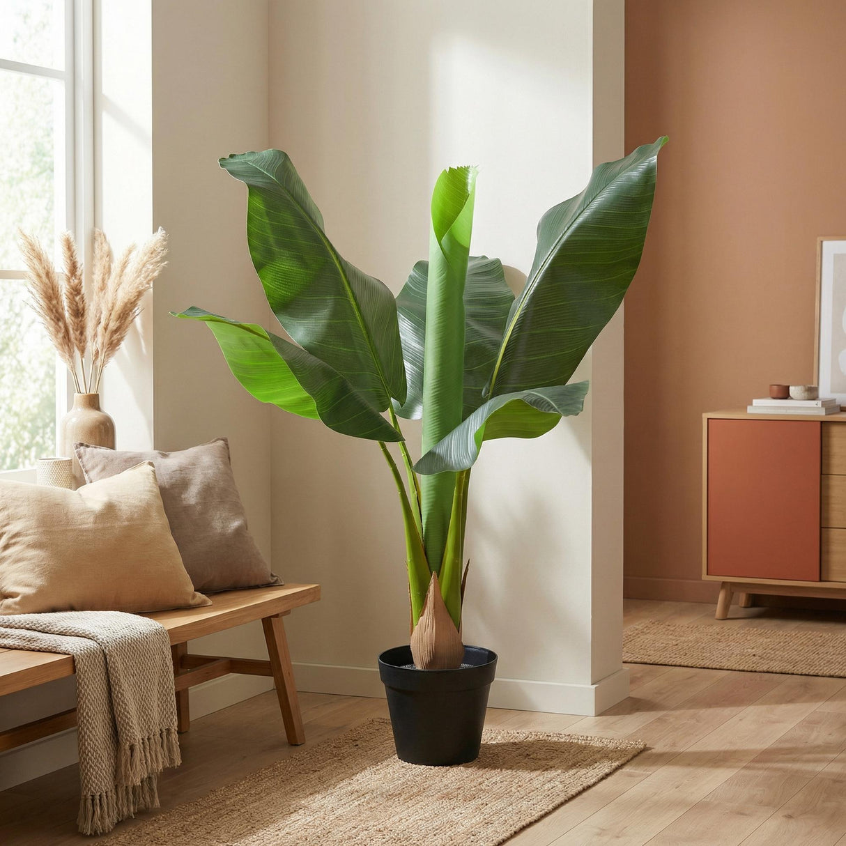 Künstlicher Bananenbaum Musa H80cm