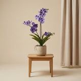 Künstliche Vanda Orchidee violett H60cm inkl. Topf
