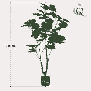 Künstlicher Ficus-Strauch, H 125 cm